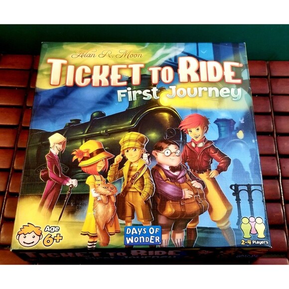 Ticket To Ride: First Journey US Board Game Days of Wonder Complete - Picture 1 of 3